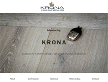 Tablet Screenshot of kronausa.com
